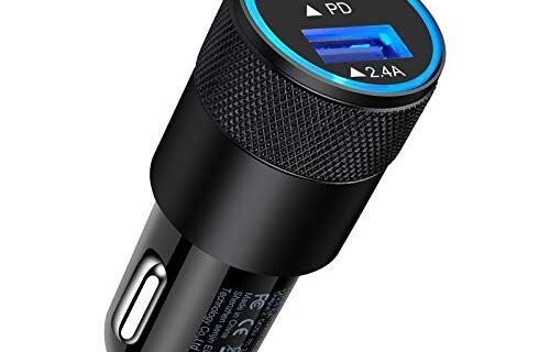 Dual USB Car Charger PD 18W Fast Charger