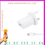1A USB Home Charger UK Micro Cable