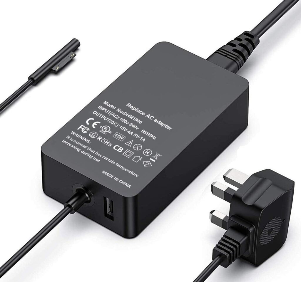 Laptop Charger Surface Pro Charger, 65W Power Supply Compatible