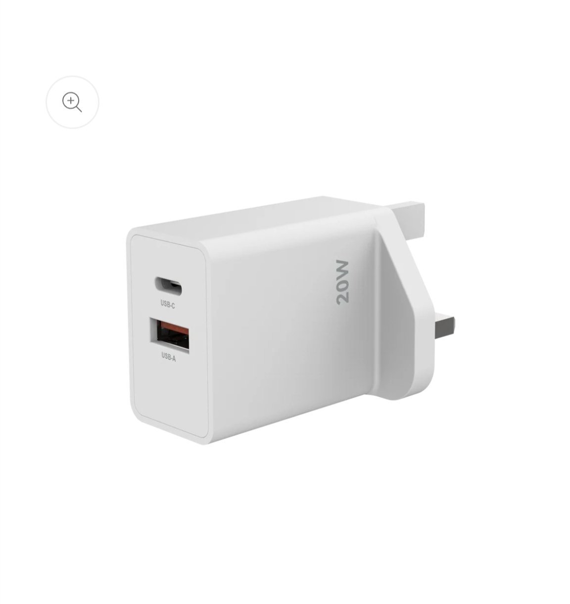 2026/01/1000001974.jpg USB - C + USB - A Home Charger 20W - Image 1