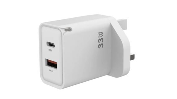 USB-C + USB-A GaN Home Charger 33W