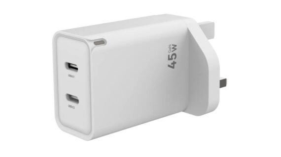 Dual USB-C Home Charger 45W