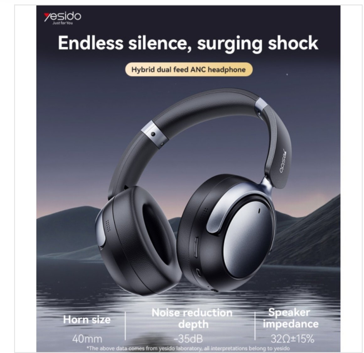 2026/01/1000002066.jpg Yesido EP07 ANC+ENC BT Wireless Headset - Image 1