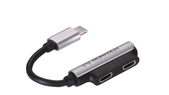 A12 Lightning to Lightning Audio+Charging Splitter