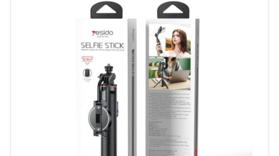 SF24 360 Adjustable BT5.2 Aluminum Alloy 2 in 1 Magnetic Double Clamp Selfie Stick Tripod