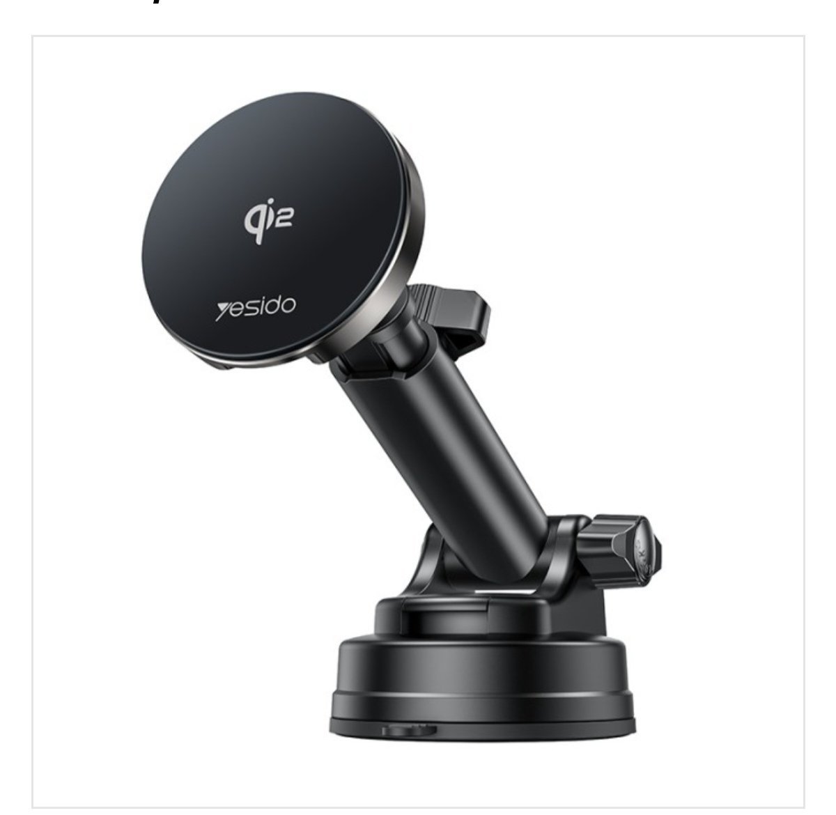 2026/02/1000002190.jpg DS30 360 Rotating QI2 15W Wireless Fast Charging Phone Holder Air Outlet/Dashboard Car Phone Mount - Image 1