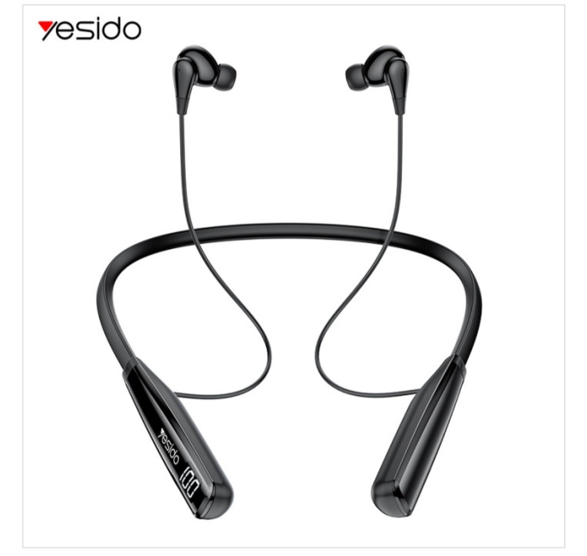 2026/02/1000002200.jpg YSP22 BT5.3 ENC Call Noise Reduction LED Large Screen Display Three Sound Halterneck BT Headset - Image 1