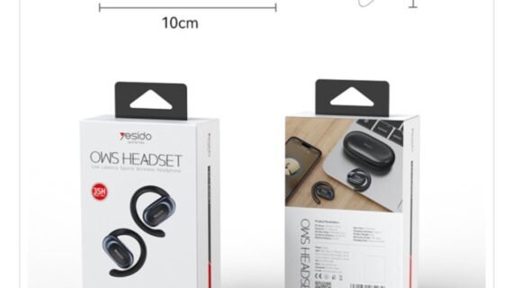 YSP13 BT5.3 Hanging On Ear Design With Trending Sounds Display OWS Wireless Air Conduction Earphone