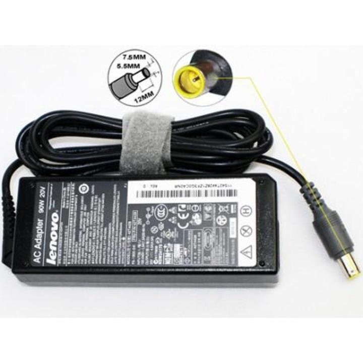 Power your Lenovo laptop reliably with this 90W AC adapter featuring a round-pin connector. Compact, durable, and built with safety protections against overvoltage, overheating, and short circuits — perfect for home, office, or travel. Specifications: Output: 90W Input: AC 100–240V Connector: Round pin