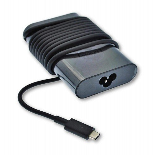 The Dell 65W USB‑C AC Adapter with Power Cord is a compact and reliable charger designed for compatible Dell laptops. It delivers up to 65W of power, allowing you to charge your laptop and use it at the same time through a USB-C connection. The adapter supports multiple output levels (5V, 9V, 15V, and 20V) using USB-C Power Delivery for efficient and safe charging. Its lightweight design and 100–240V universal input