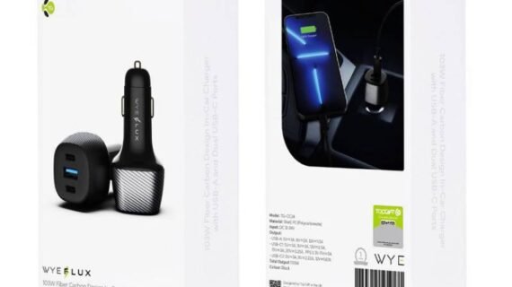 103W USB-A & Dual USB-C In-Car Charger Carbon Design – Bristol