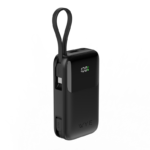 10,000mAh Fast Charging Power Bank with Built-In Cables – Bristol - Image 2