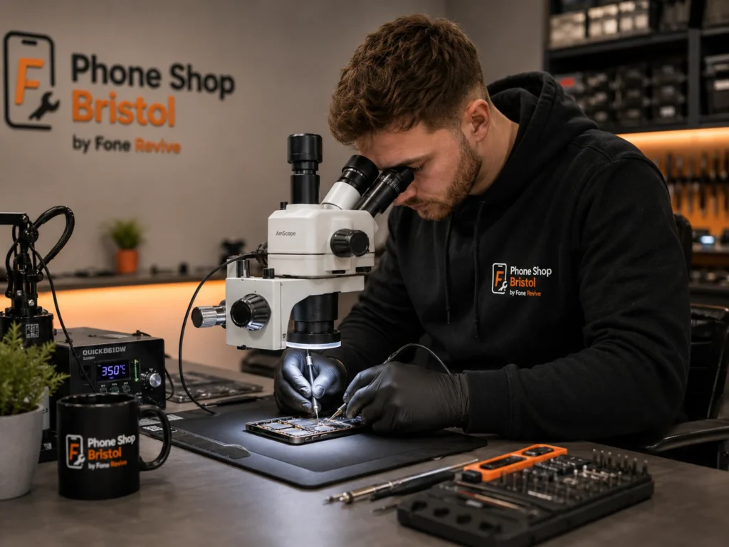 Microsoldering and motherboard repair at Phone Shop Bristol