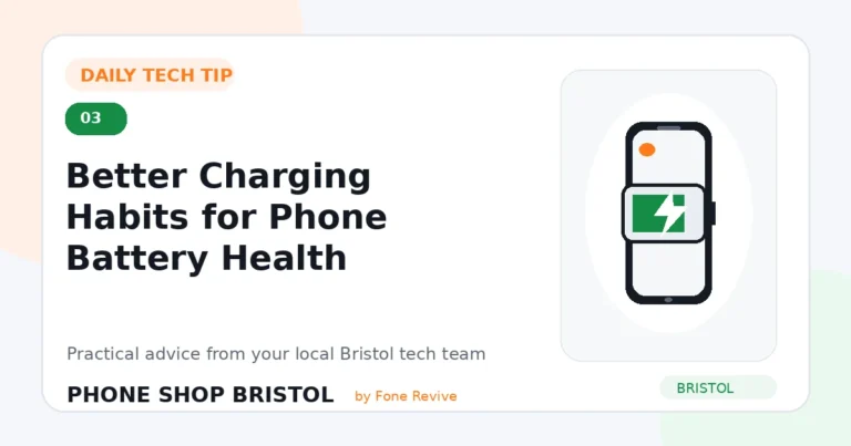 Daily tech tip 3: Better Charging Habits for Phone Battery Health