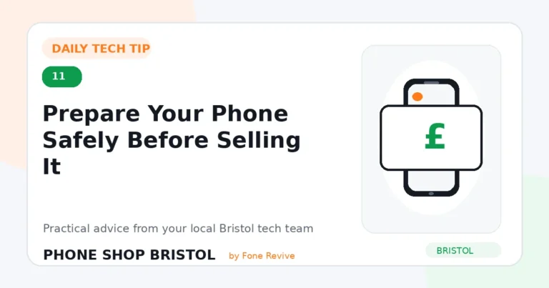 Daily tech tip 11: Prepare Your Phone Safely Before Selling It
