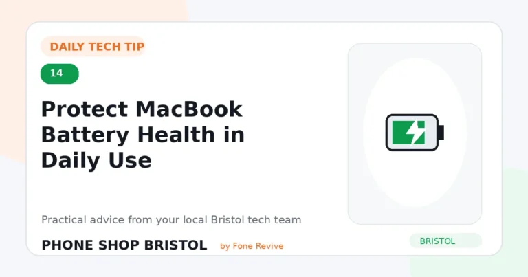 Daily tech tip 14: Protect MacBook Battery Health in Daily Use
