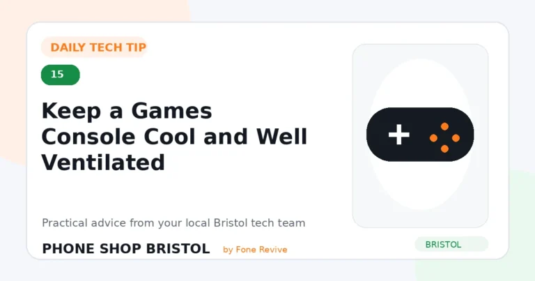 Daily tech tip 15: Keep a Games Console Cool and Well Ventilated