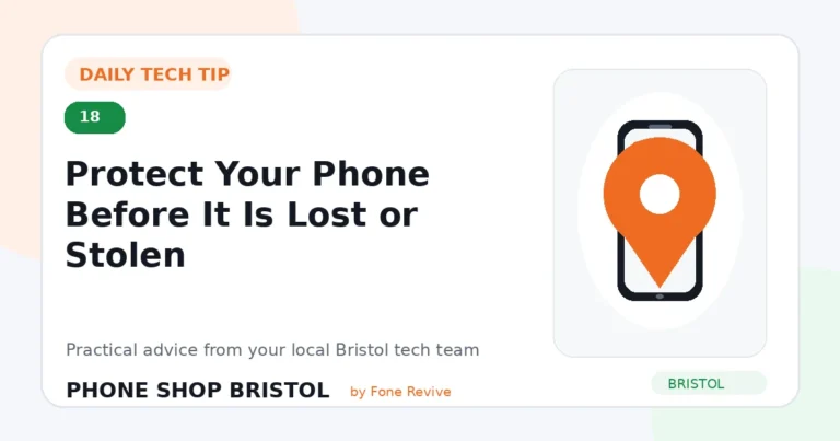 Daily tech tip 18: Protect Your Phone Before It Is Lost or Stolen