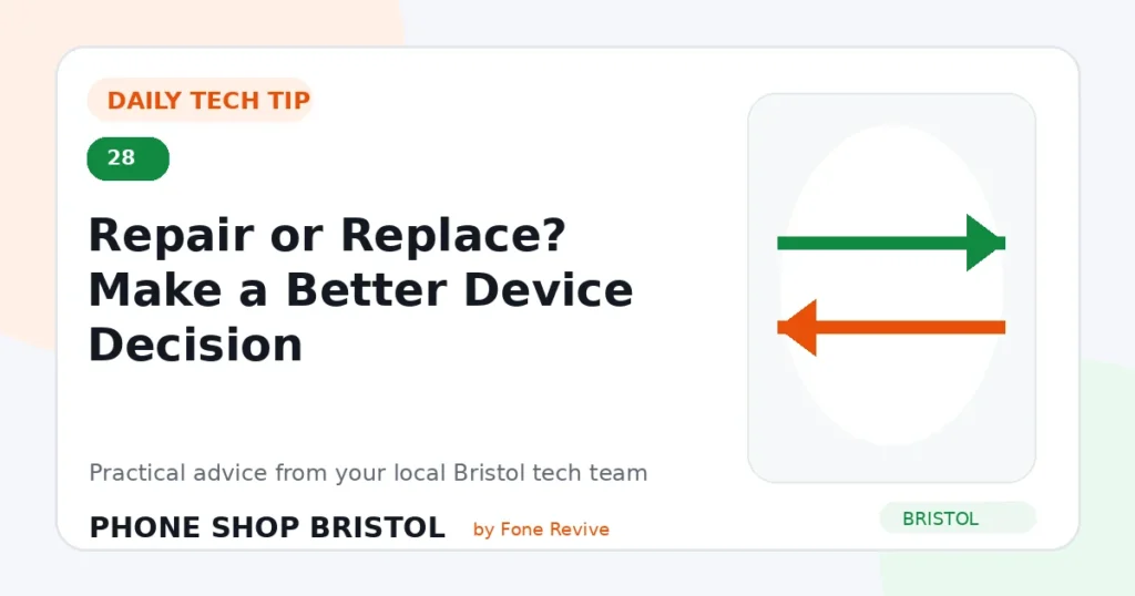 Daily tech tip 28: Repair or Replace? Make a Better Device Decision