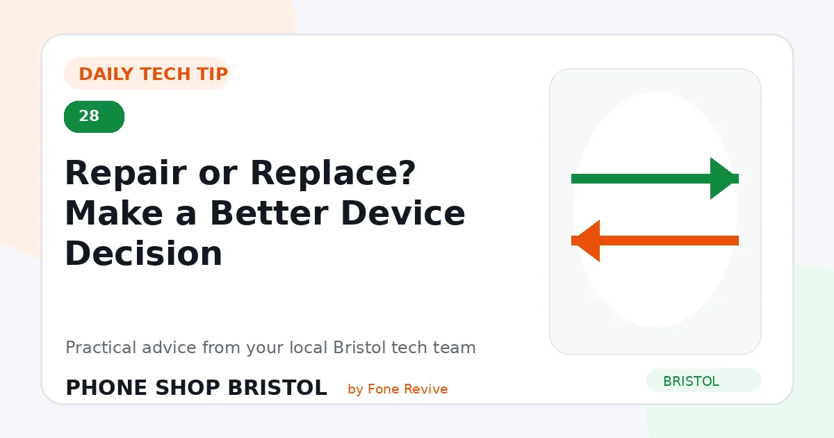 Daily tech tip 28: Repair or Replace? Make a Better Device Decision
