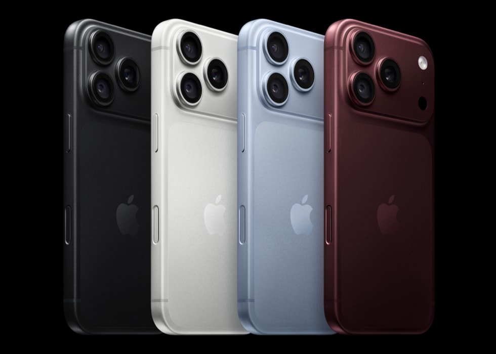 Official Apple iPhone 18 Pro colour lineup in Black Silver Glacier and Burgundy